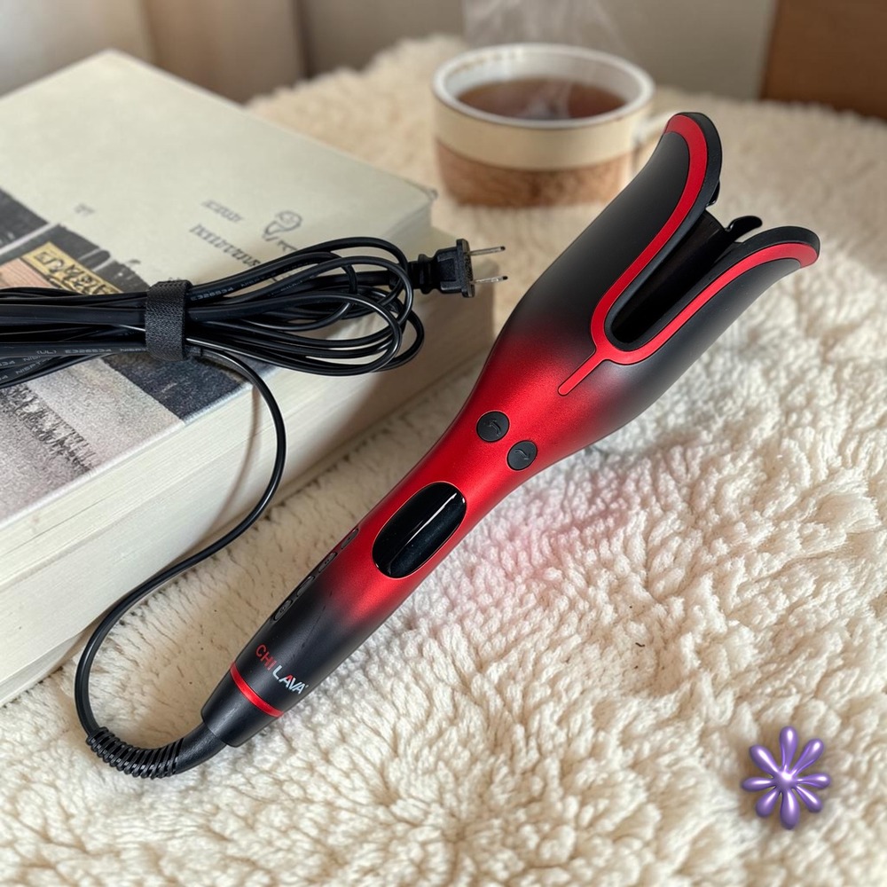 CHI LAVA 1" Volcanic Lava Ceramic Pro‎ Spin N Curl Curling Wand
